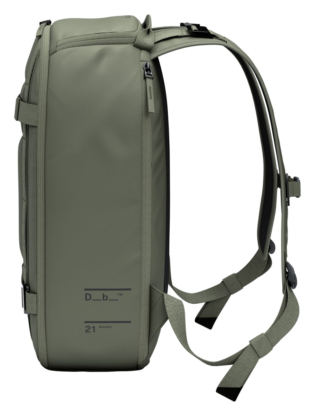 DB Journey, Ramverk Backpack 21L mochila unisex Moss Green verde 