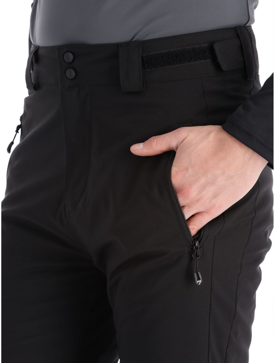 Degre7, Aglo pantalones de esquí hombres Black negro 