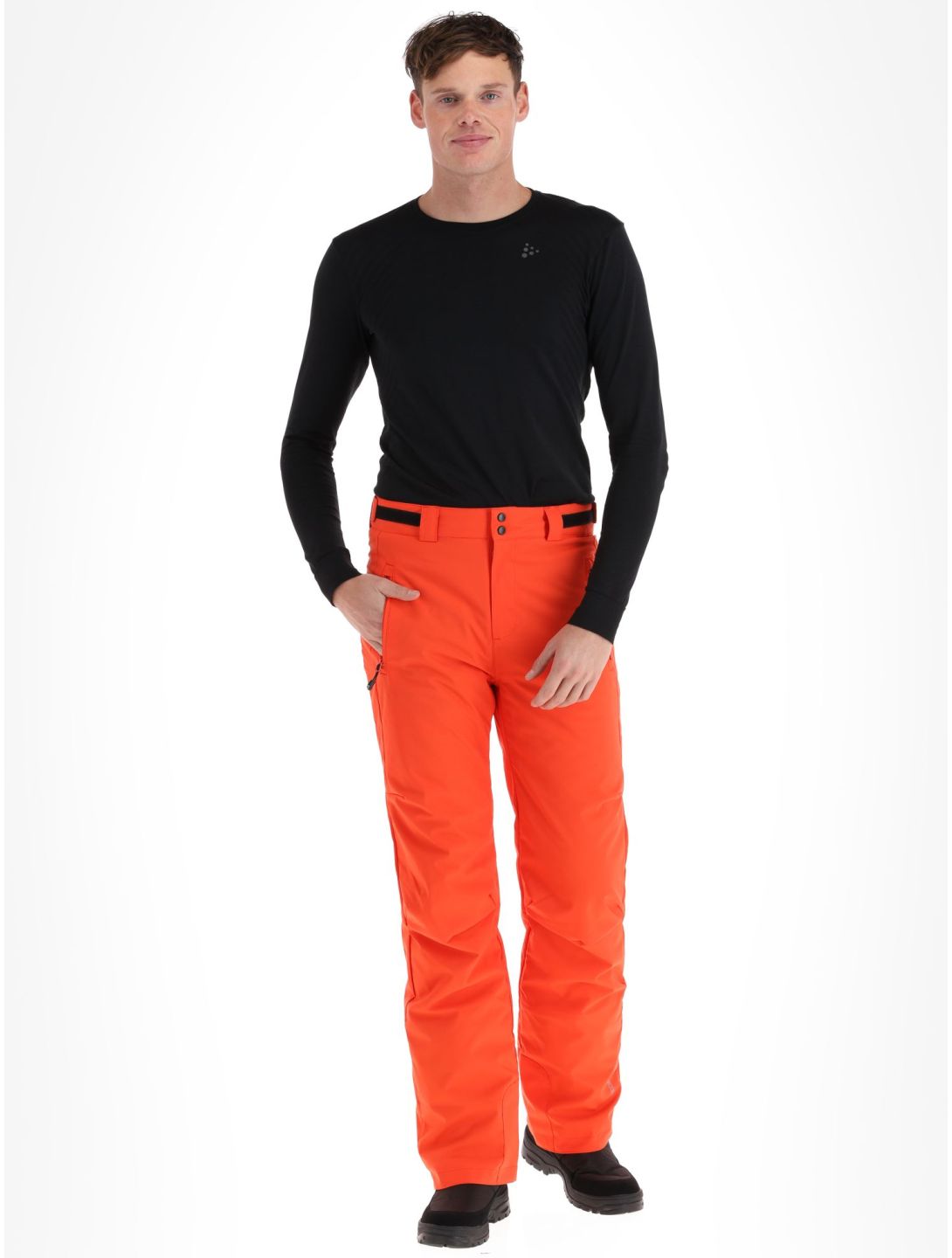 Degre7, Aglo pantalones de esquí hombres Deep Orange naranja 