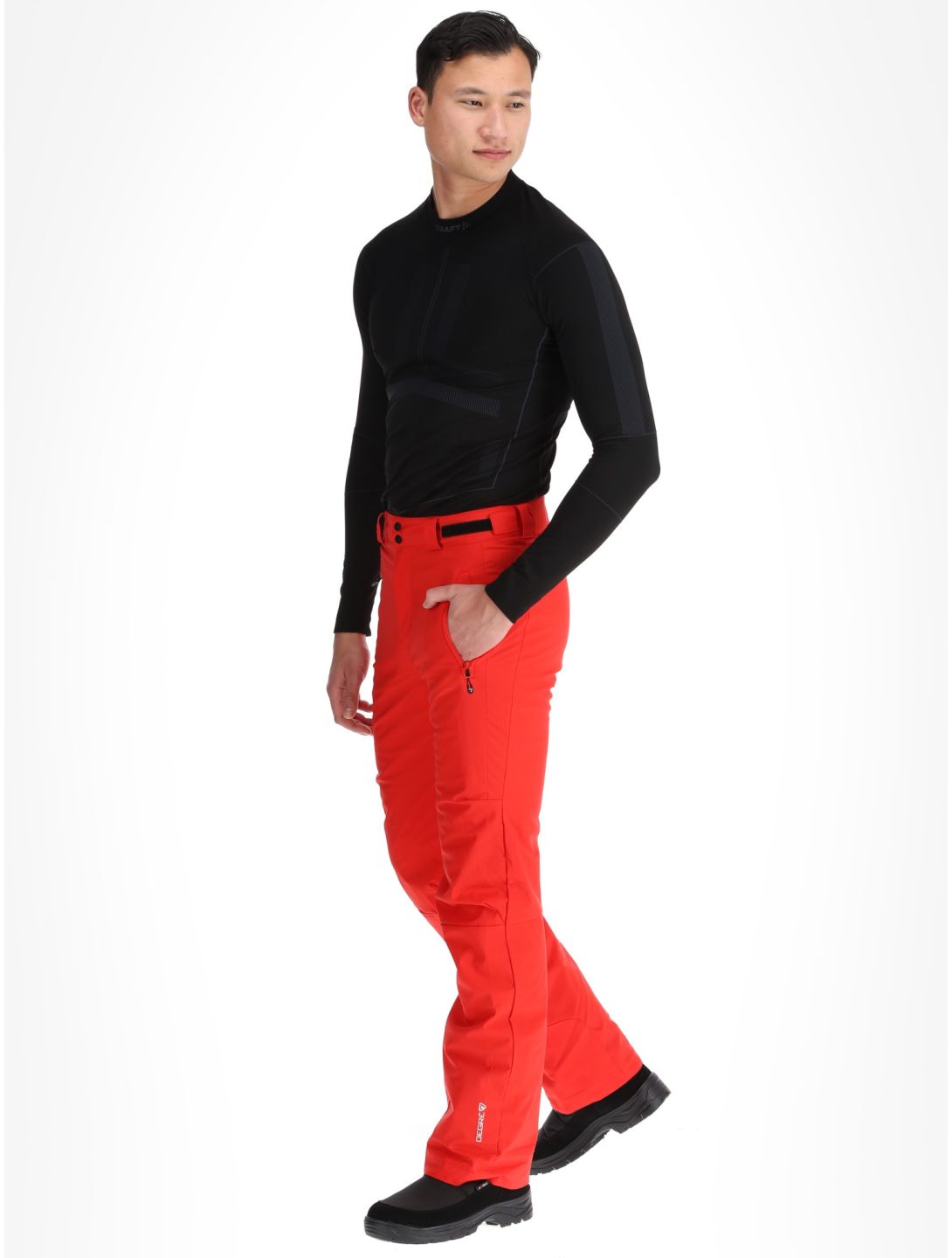 Degre7, Aglo pantalones de esquí hombres True Red rojo 