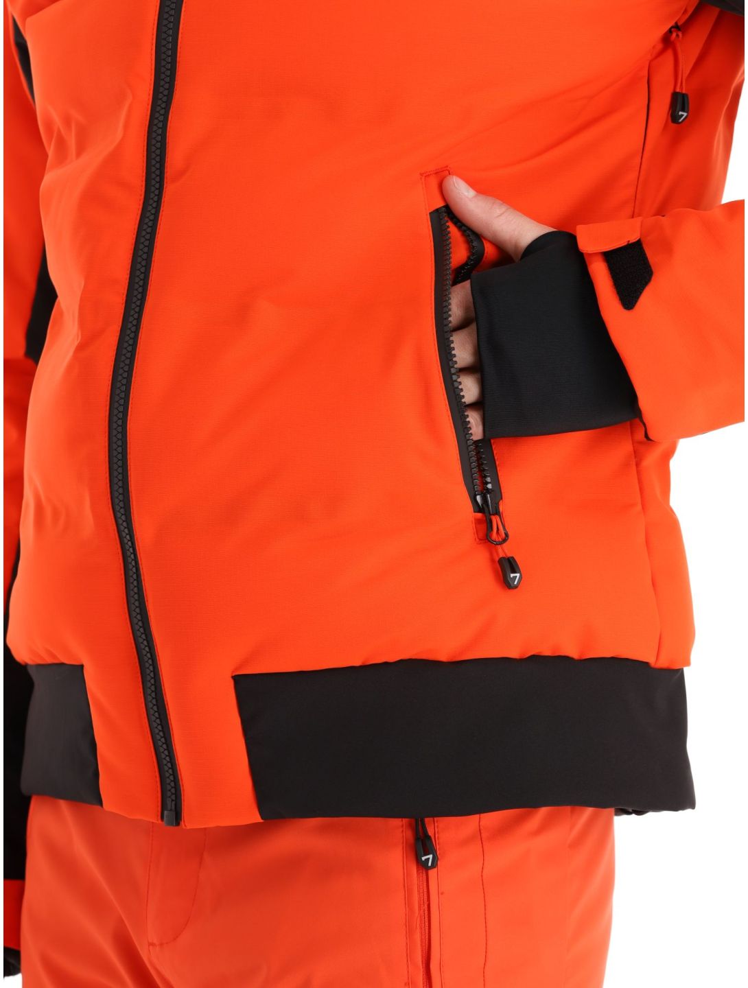 Degre7, Bommy chaqueta de esquí hombres Deep Orange naranja 