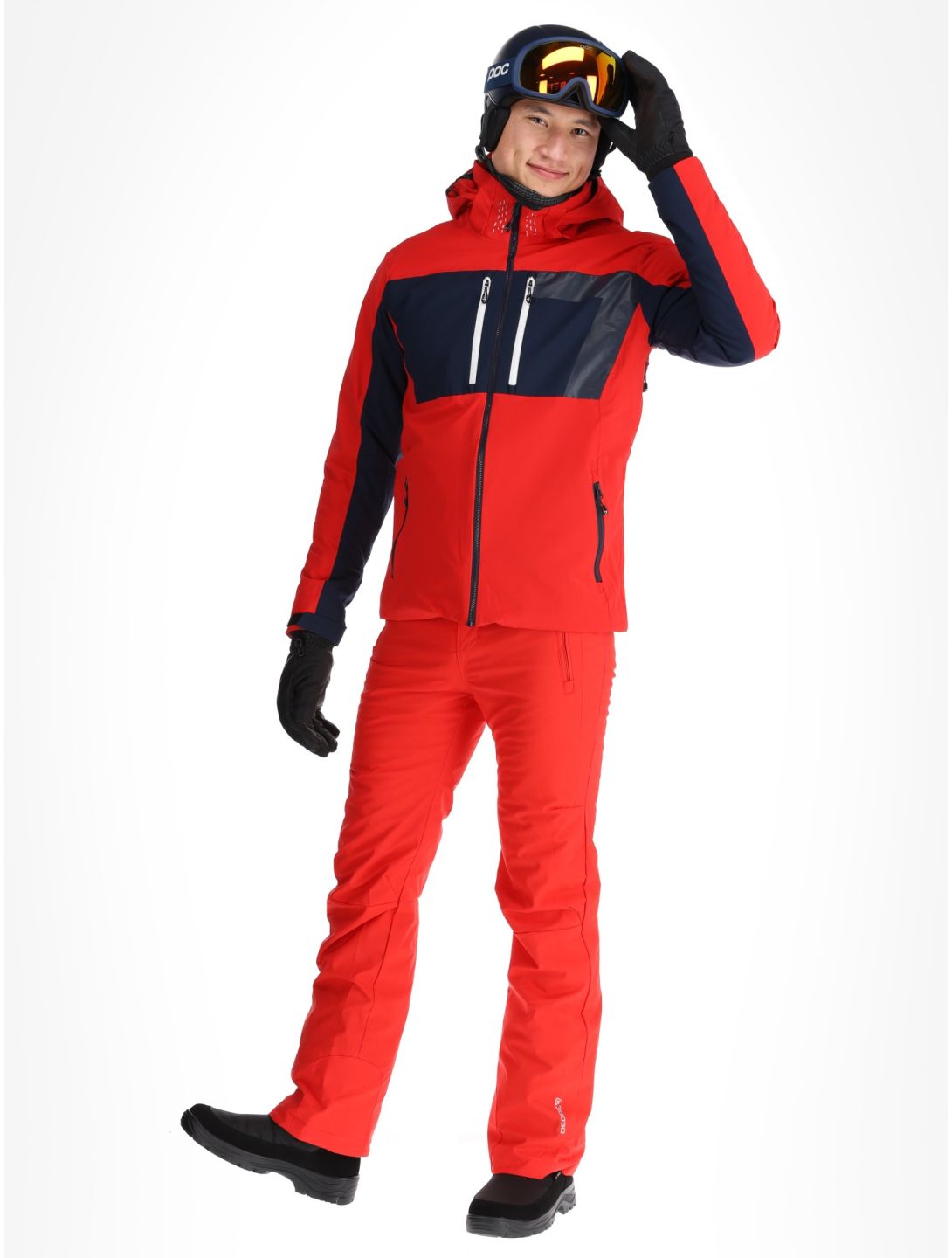 Degre7, Sivin chaqueta de esquí hombres True Red rojo 