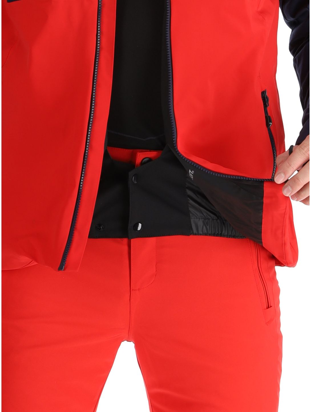 Degre7, Sivin chaqueta de esquí hombres True Red rojo 