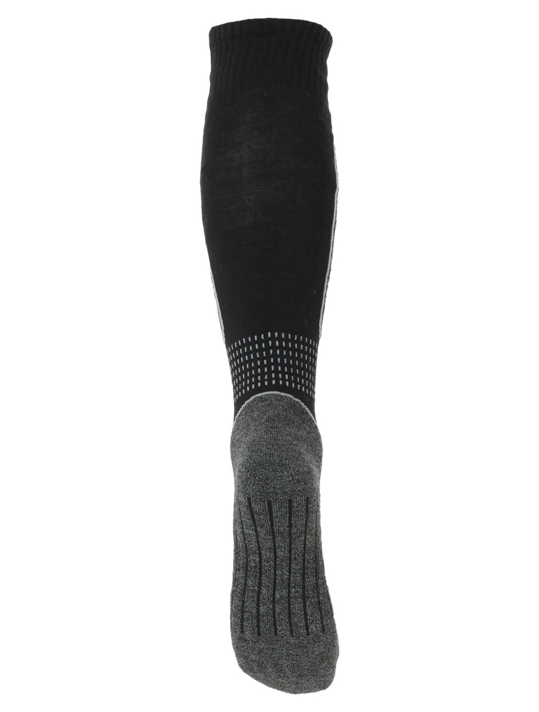 Deluni, Gaia calcetines de esquí unisex Black With Grey Lines gris, negro 