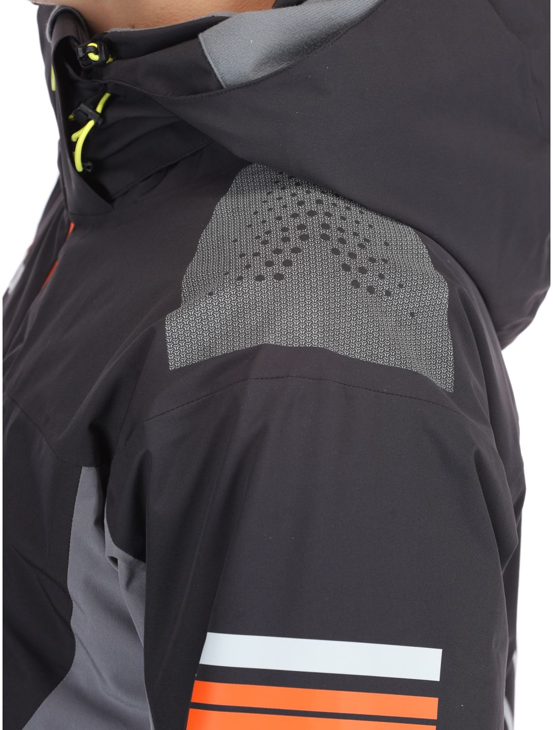 Deluni, Challenger 4 chaqueta de esquí hombres Black / Anthracite gris, negro 