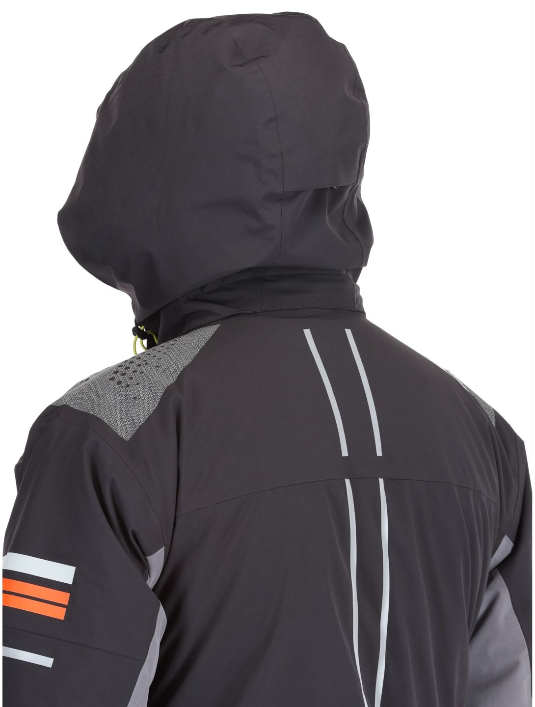 Deluni, Challenger 4 chaqueta de esquí hombres Black / Anthracite gris, negro 