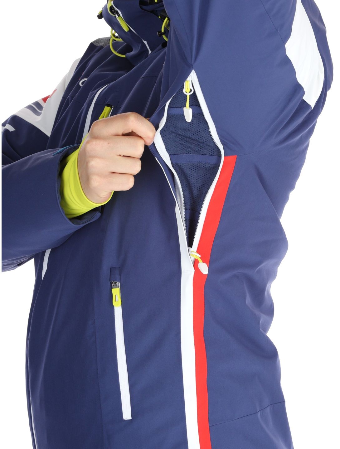 Deluni, Challenger 4 chaqueta de esquí hombres Blue azul 