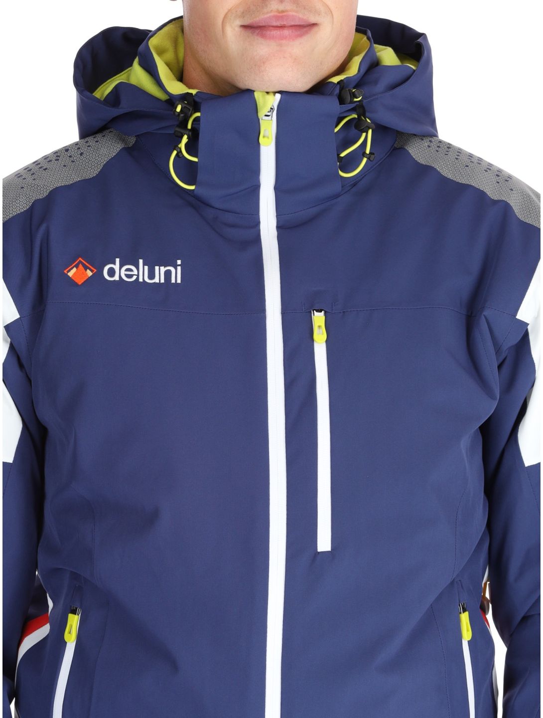 Deluni, Challenger 4 chaqueta de esquí hombres Blue azul 