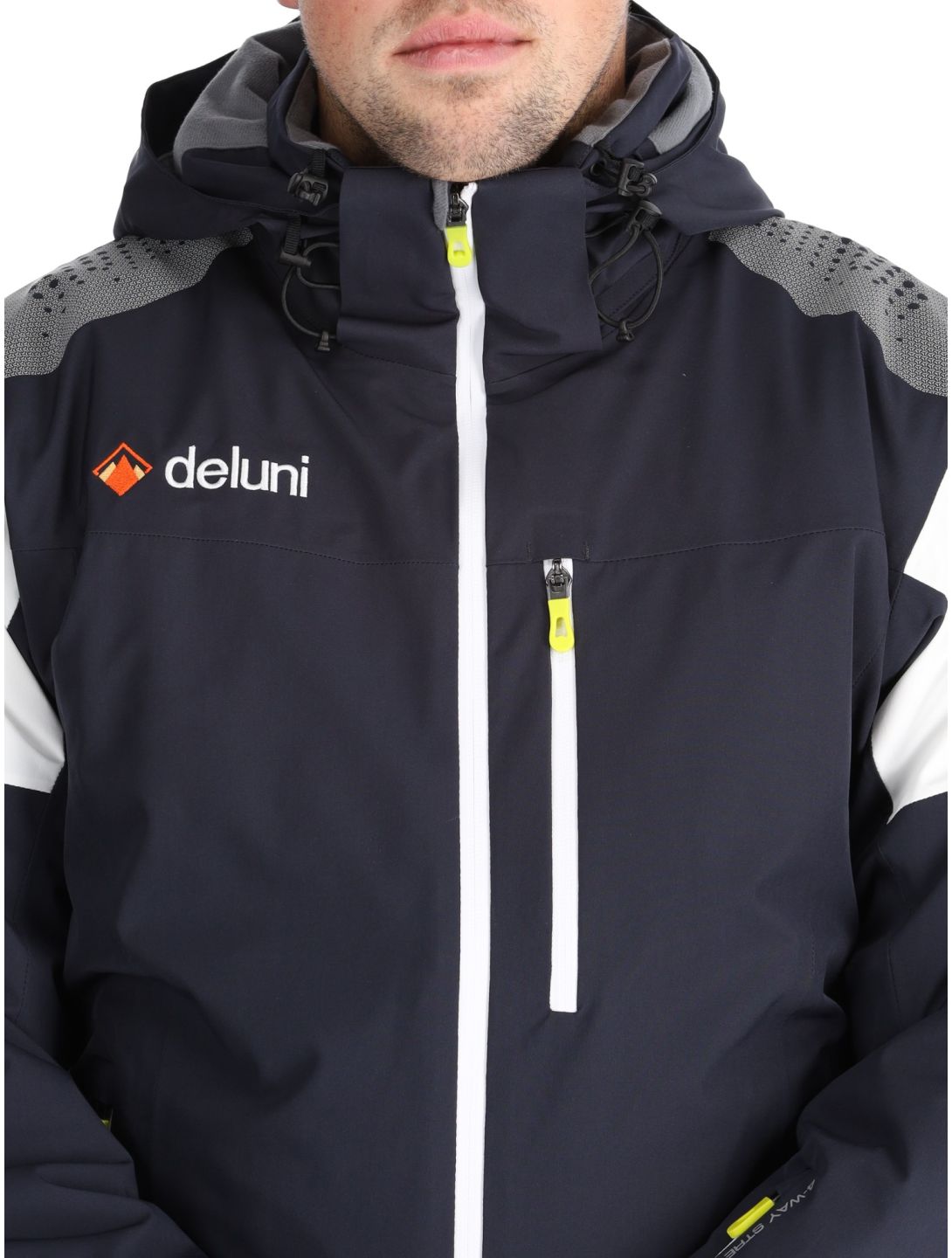 Deluni, Challenger 4 chaqueta de esquí hombres Marine azul 