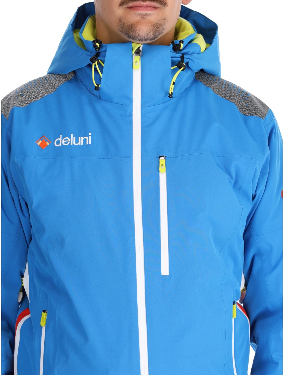 Deluni, Challenger 4 chaqueta de esquí hombres Sky Blue azul 