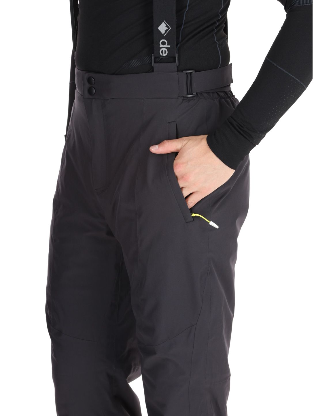 Deluni, Challenger 4 pantalones de esquí hombres Black negro 