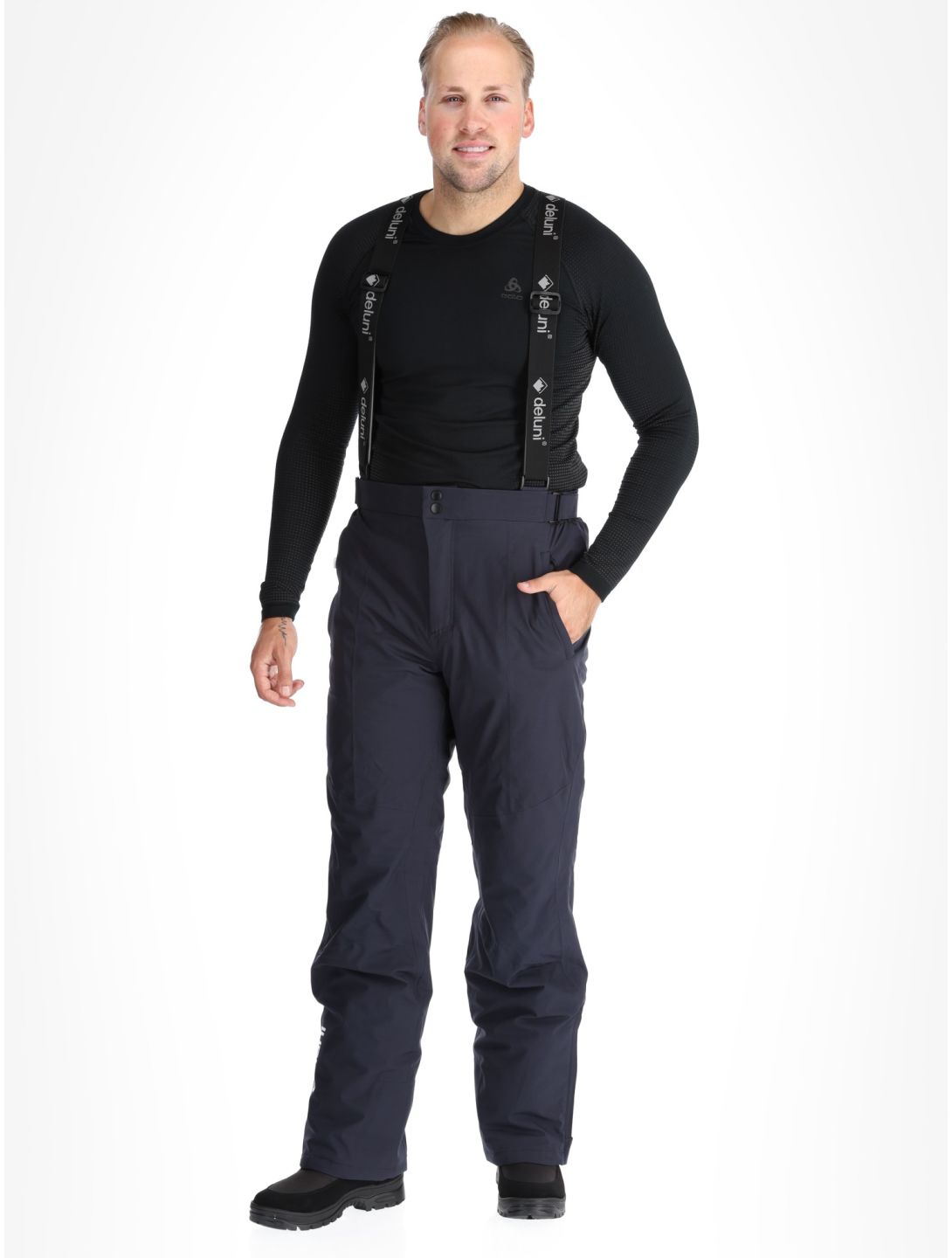 Deluni, Challenger 4 pantalones de esquí hombres Marine azul 