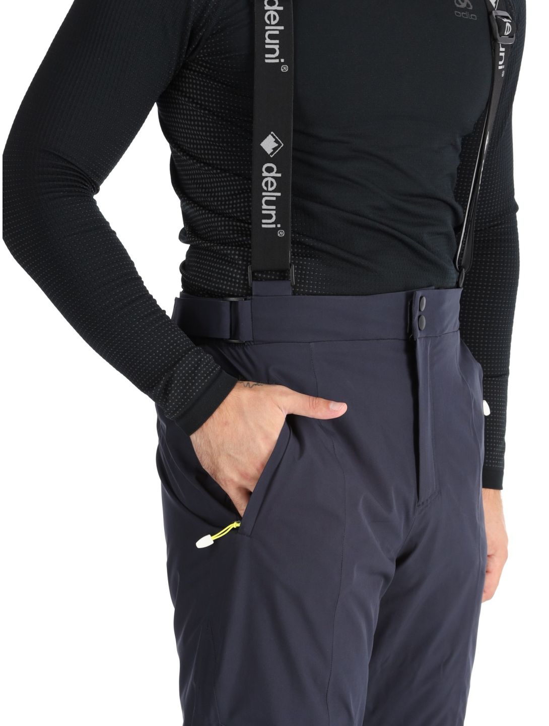 Deluni, Challenger 4 pantalones de esquí hombres Marine azul 