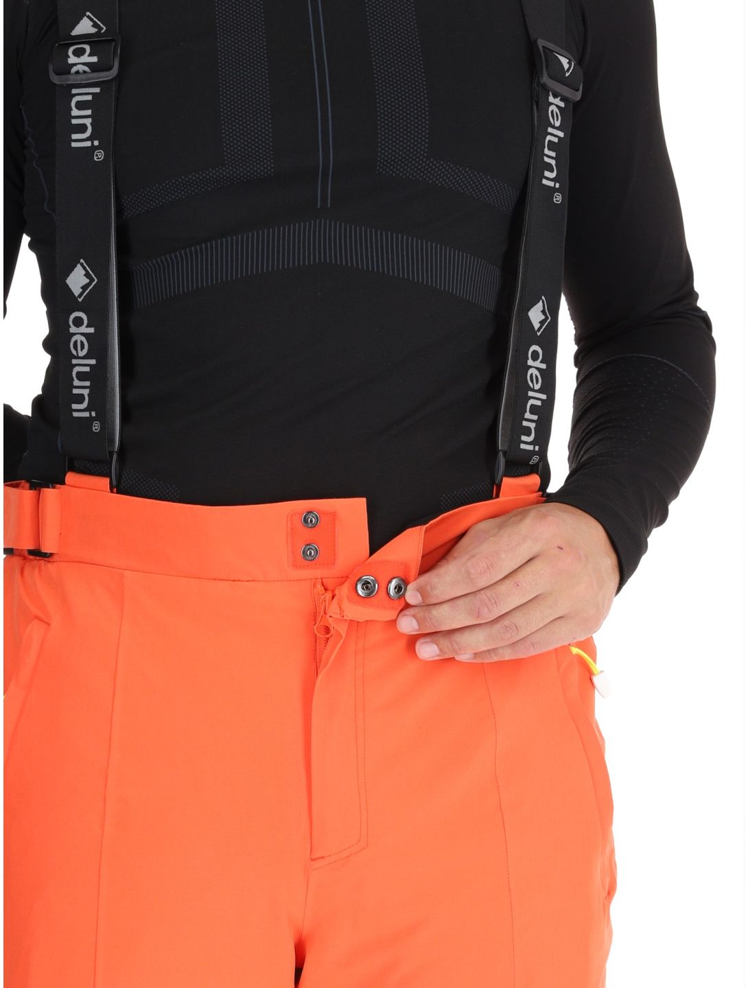 Deluni, Challenger 4 pantalones de esquí hombres Orange naranja 