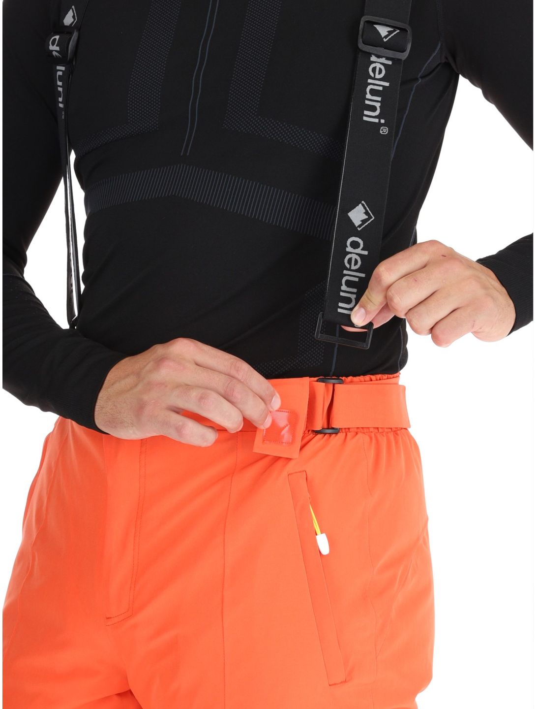 Deluni, Challenger 4 pantalones de esquí hombres Orange naranja 