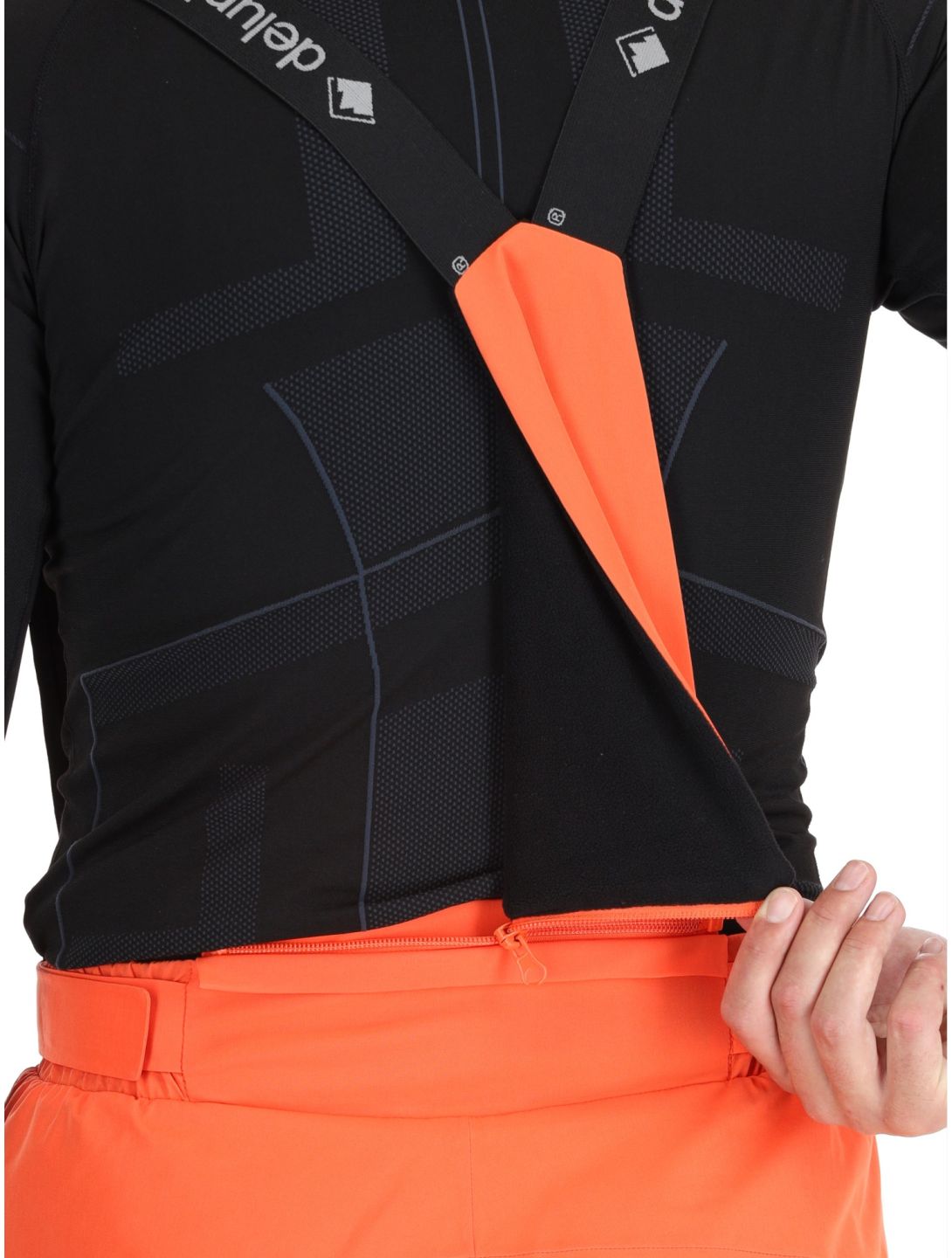 Deluni, Challenger 4 pantalones de esquí hombres Orange naranja 