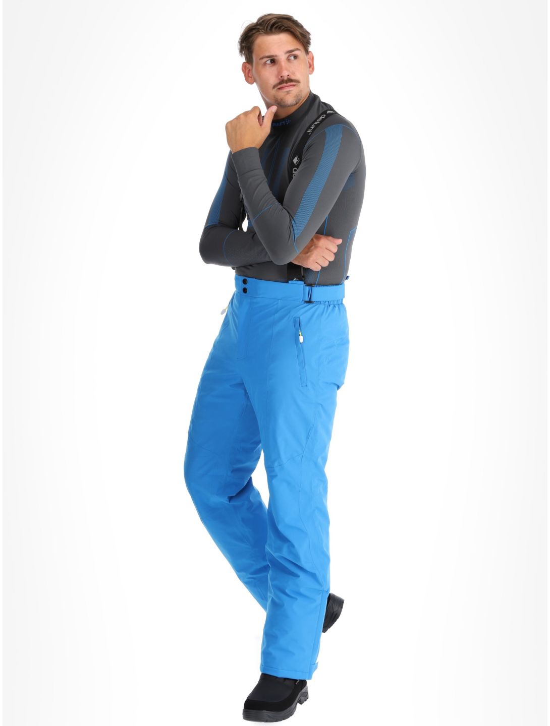 Deluni, Challenger 4 pantalones de esquí hombres Sky Blue azul 