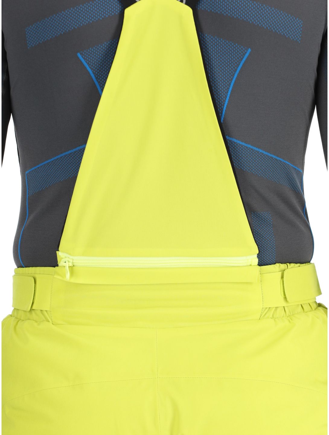 Deluni, Challenger 4 pantalones de esquí hombres Yellow Lime amarillo 