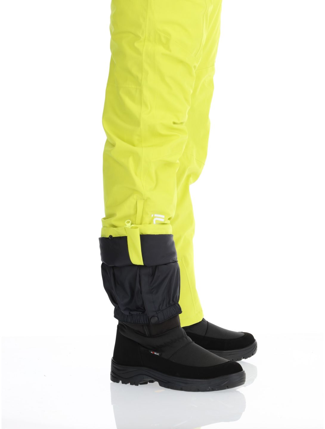 Deluni, Challenger 4 pantalones de esquí hombres Yellow Lime amarillo 