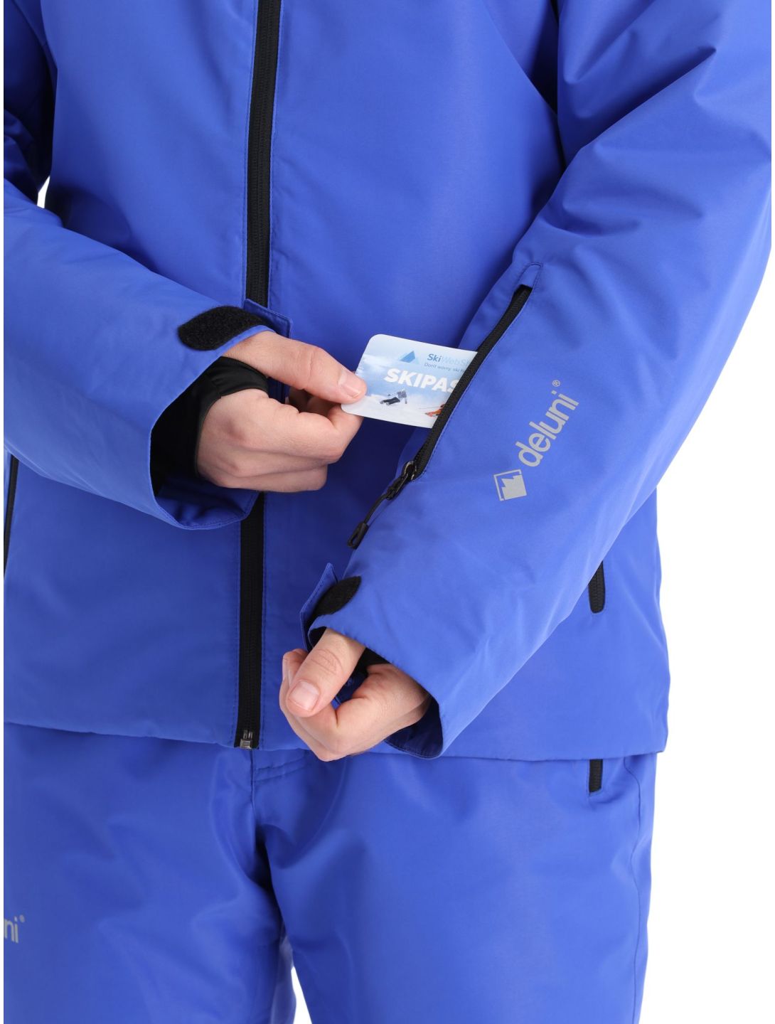 Deluni, Icerocker Pure chaqueta de esquí hombres Blue azul 