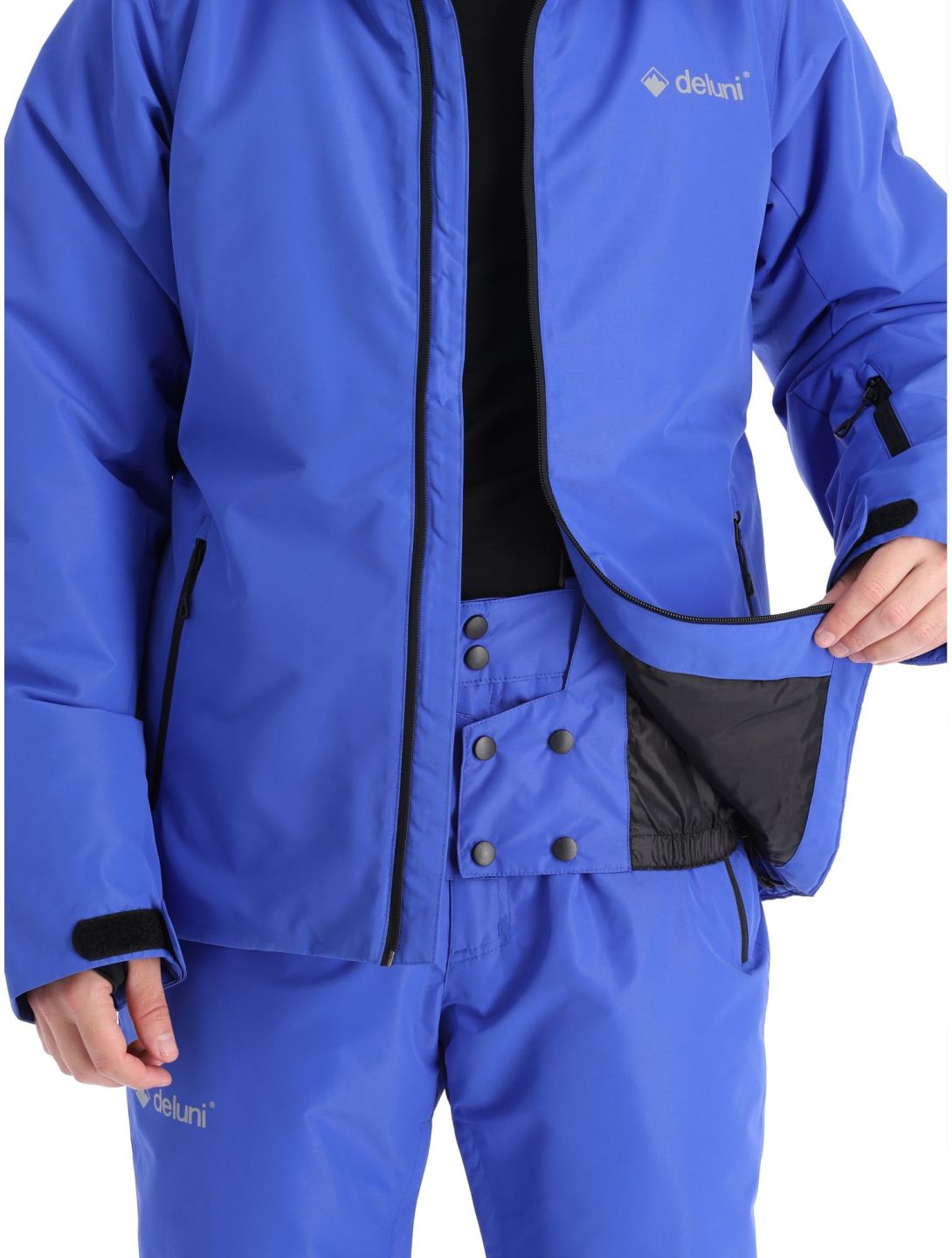 Deluni, Icerocker Pure chaqueta de esquí hombres Blue azul 