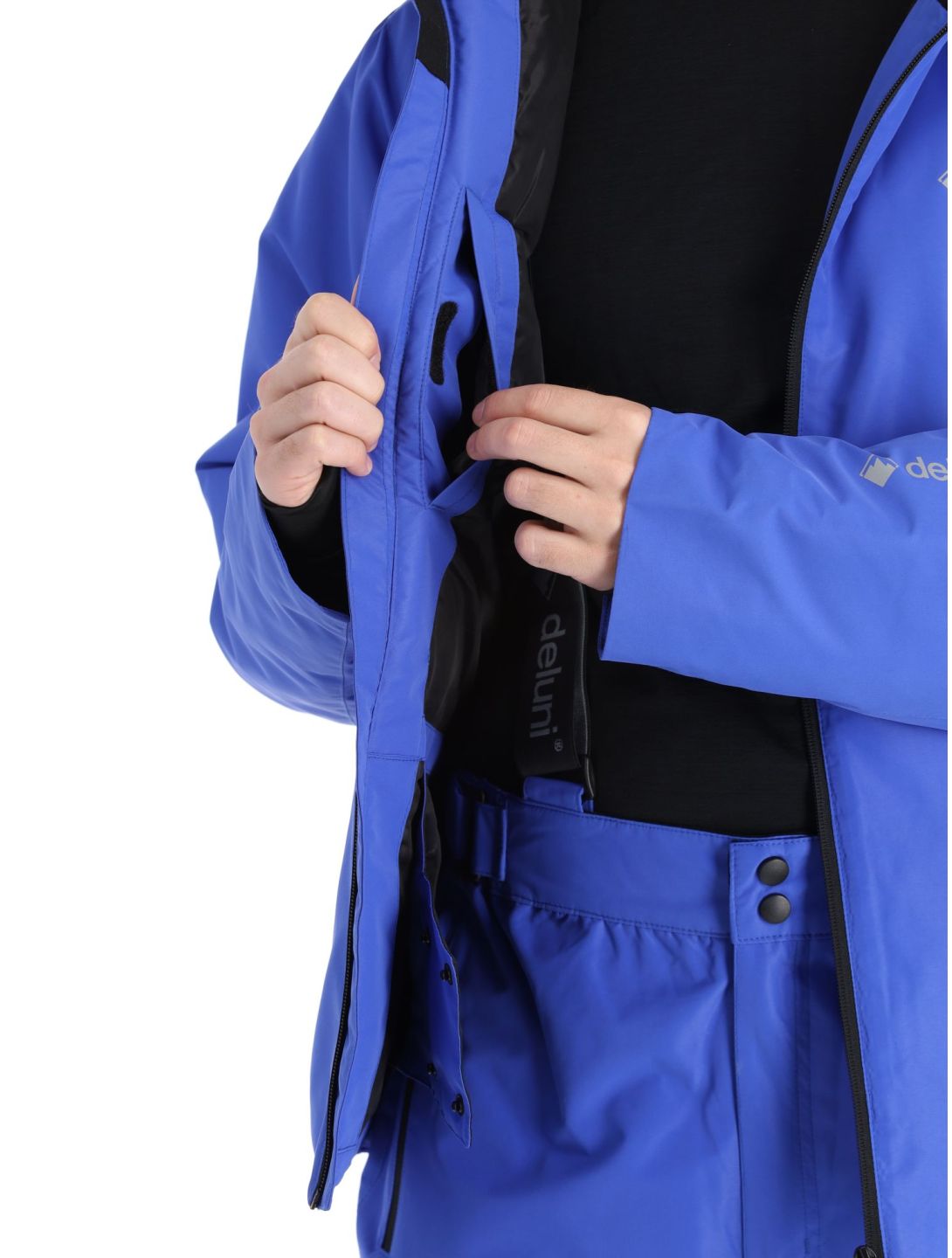 Deluni, Icerocker Pure chaqueta de esquí hombres Blue azul 