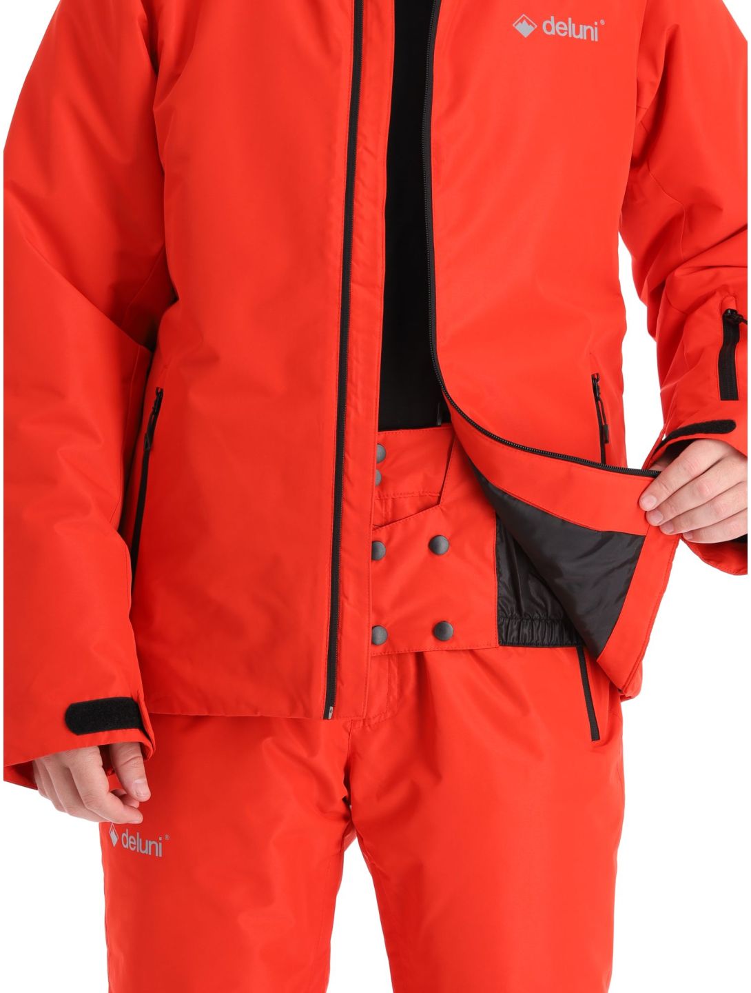 Deluni, Icerocker Pure chaqueta de esquí hombres Red rojo 