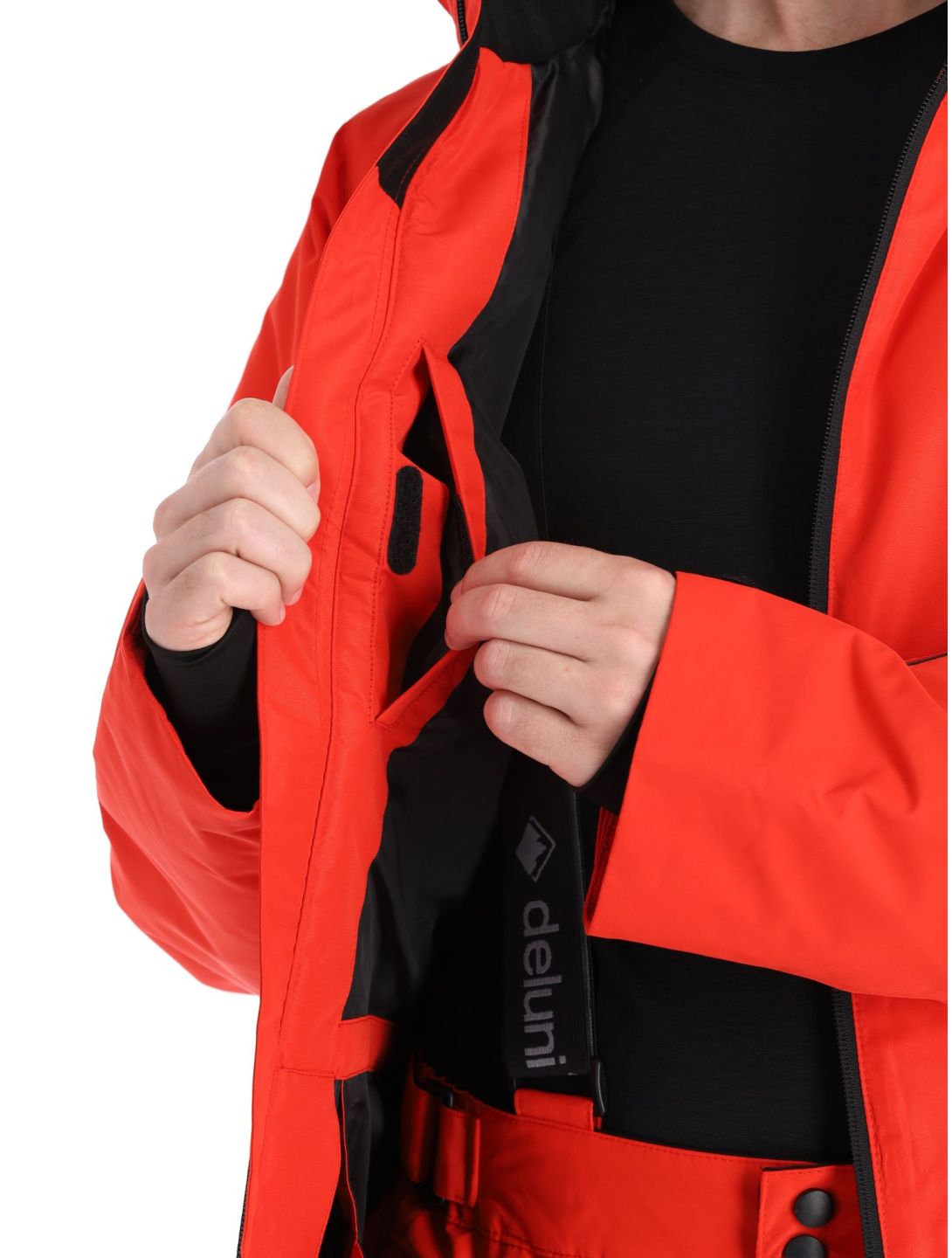 Deluni, Icerocker Pure chaqueta de esquí hombres Red rojo 