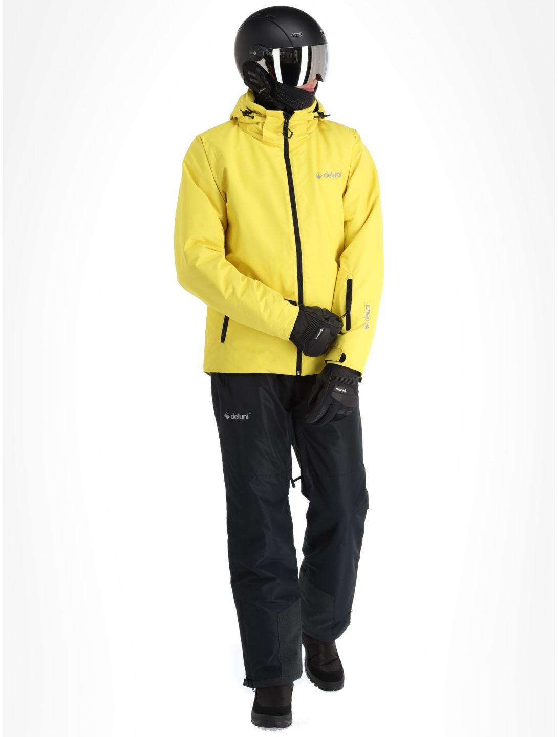 Deluni, Icerocker Pure chaqueta de esquí hombres Yellow amarillo 