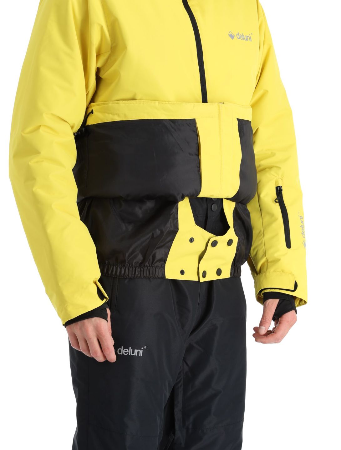 Deluni, Icerocker Pure chaqueta de esquí hombres Yellow amarillo 