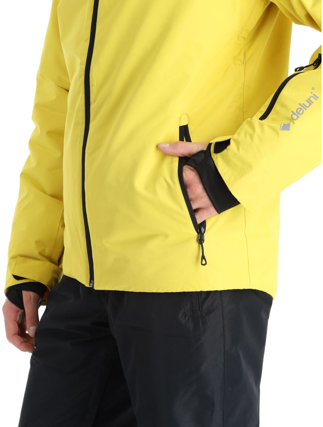 Deluni, Icerocker Pure chaqueta de esquí hombres Yellow amarillo 