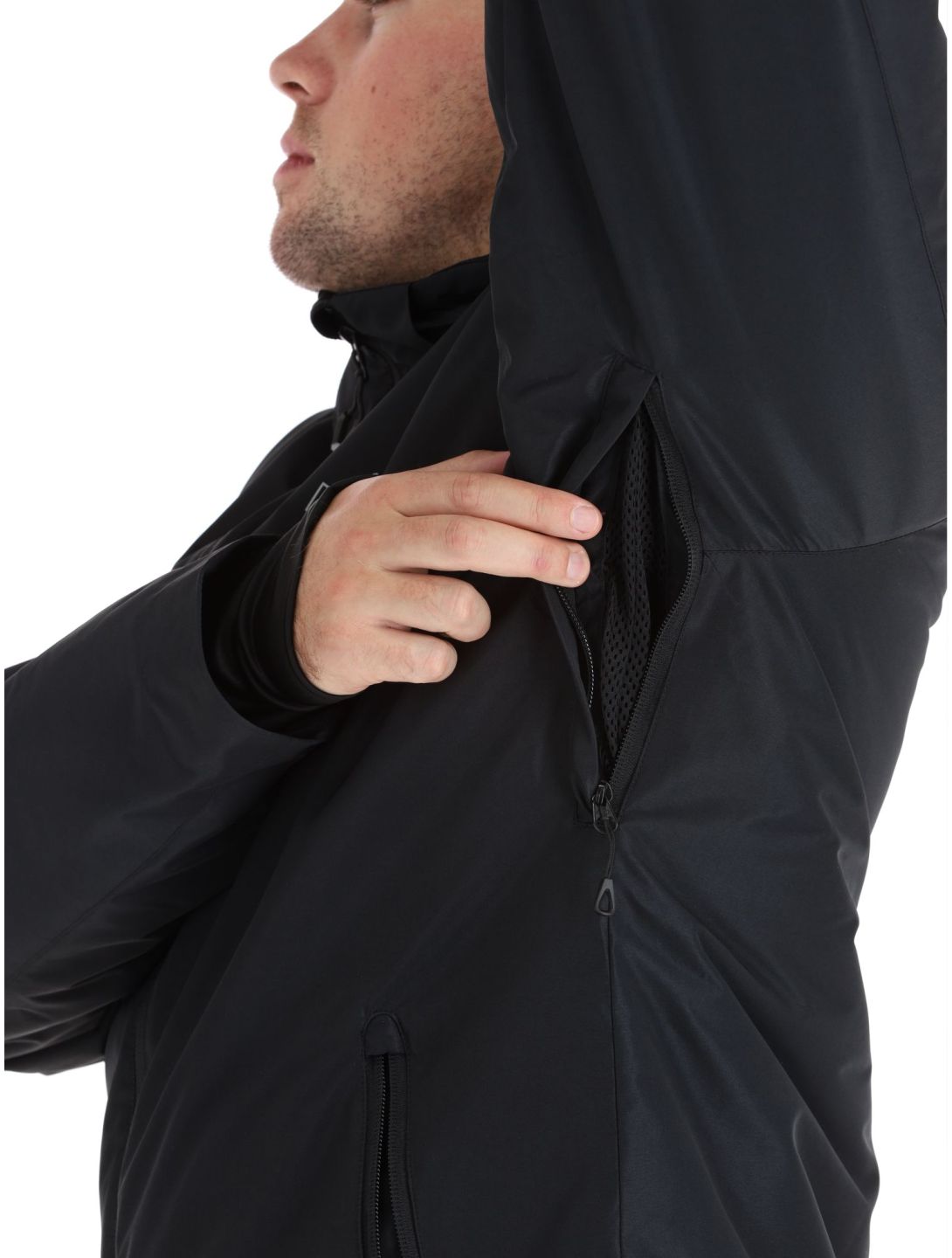 Deluni, Icerocker Pure chaqueta de esquí hombres Black negro 