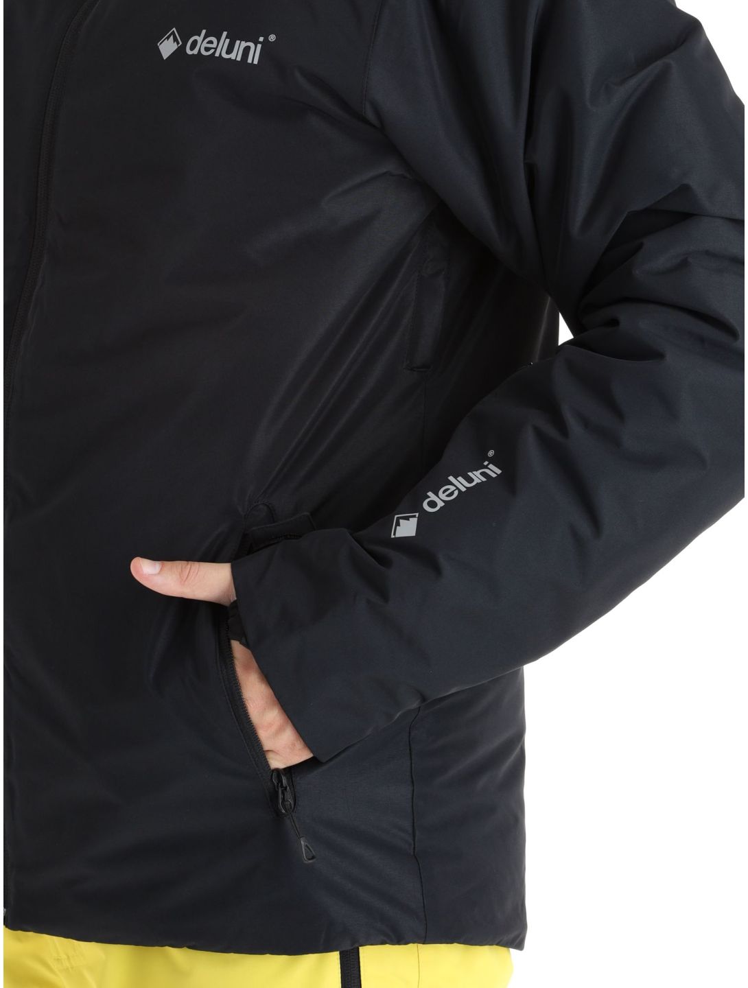 Deluni, Icerocker Pure chaqueta de esquí hombres Black negro 