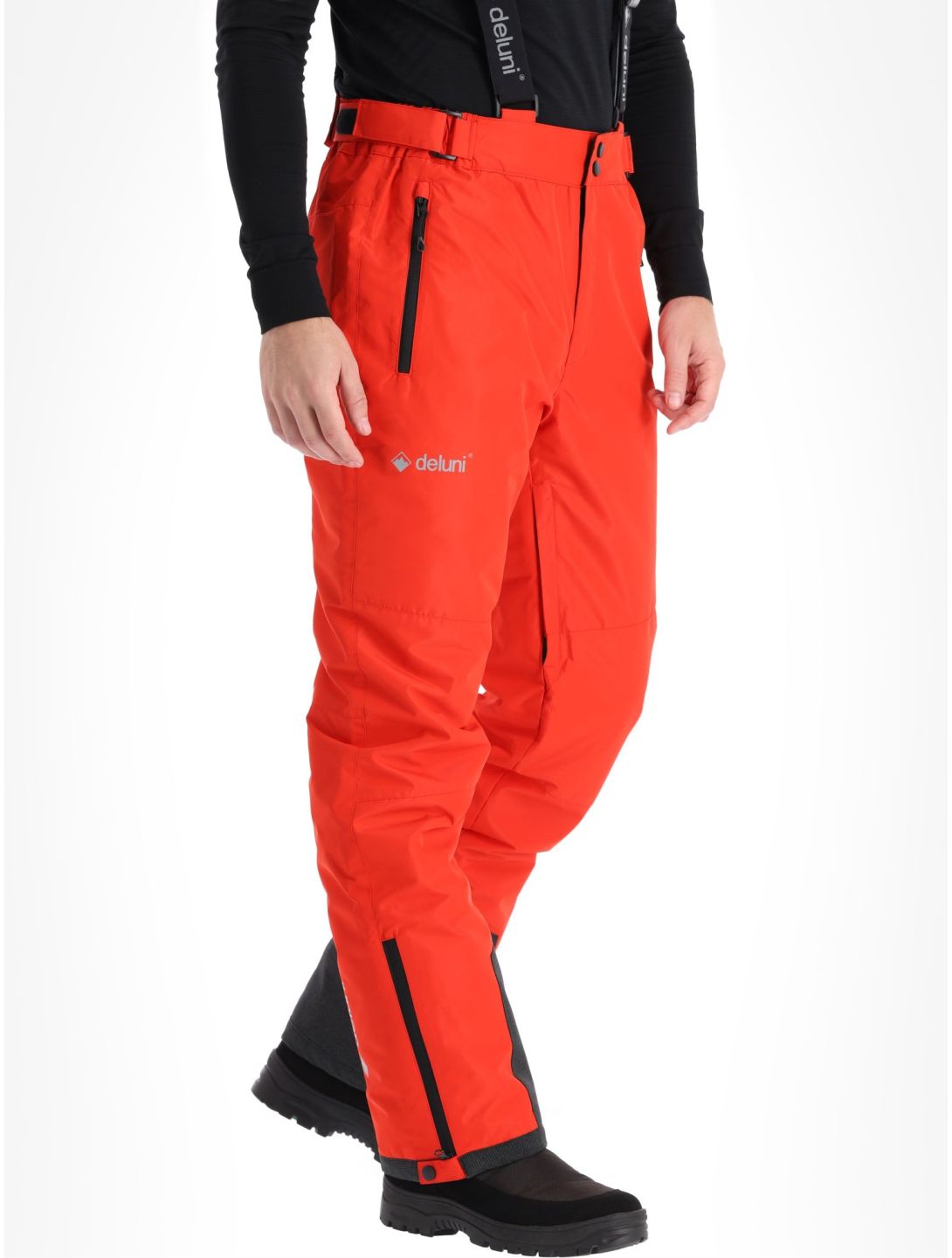 Deluni, Icerocker Pure pantalones de esquí hombres Red rojo 