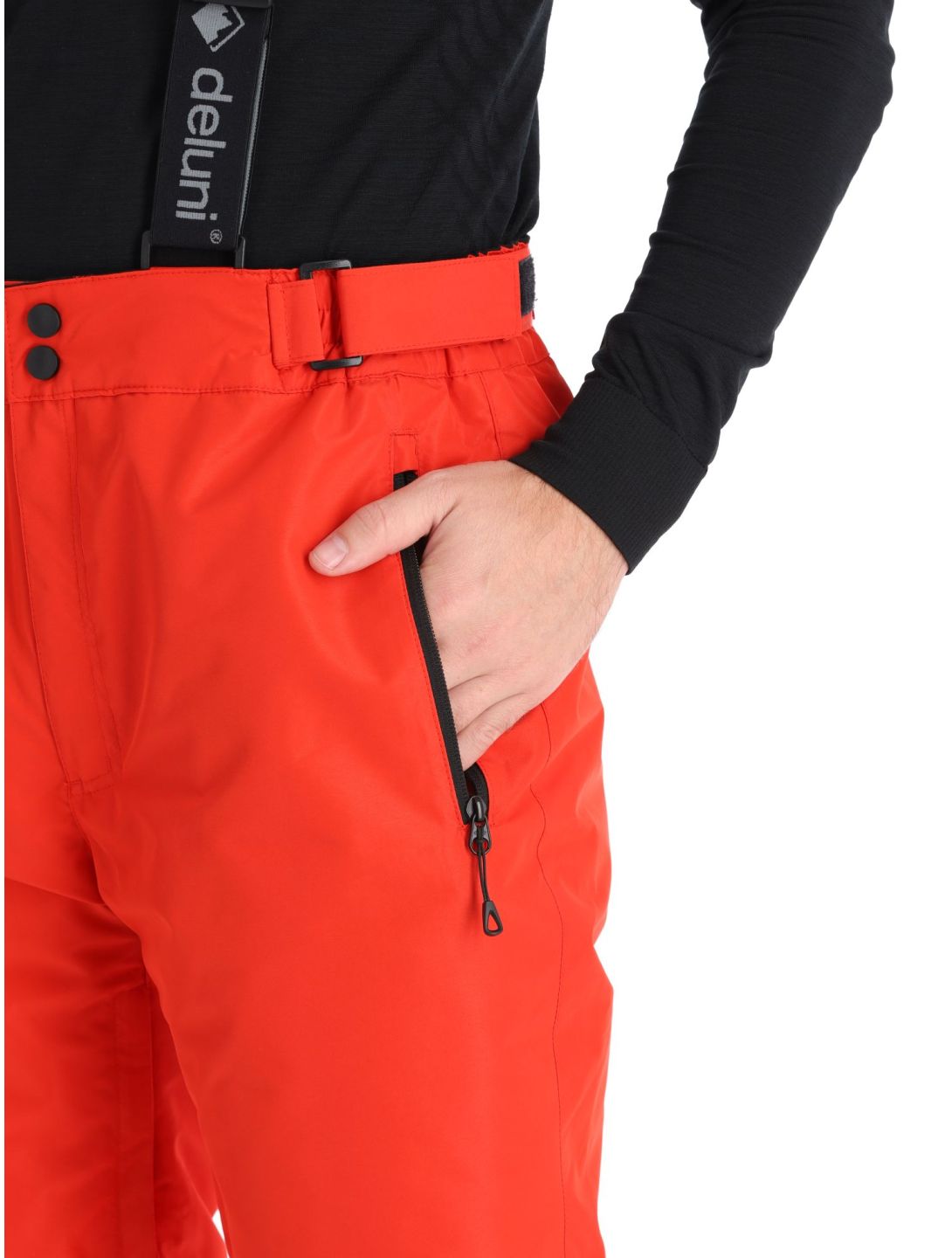 Deluni, Icerocker Pure pantalones de esquí hombres Red rojo 