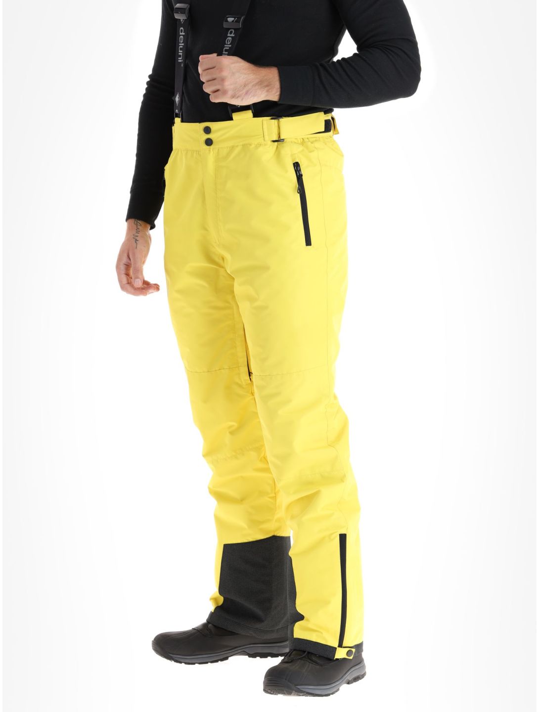 Deluni, Icerocker Pure pantalones de esquí hombres Yellow amarillo 