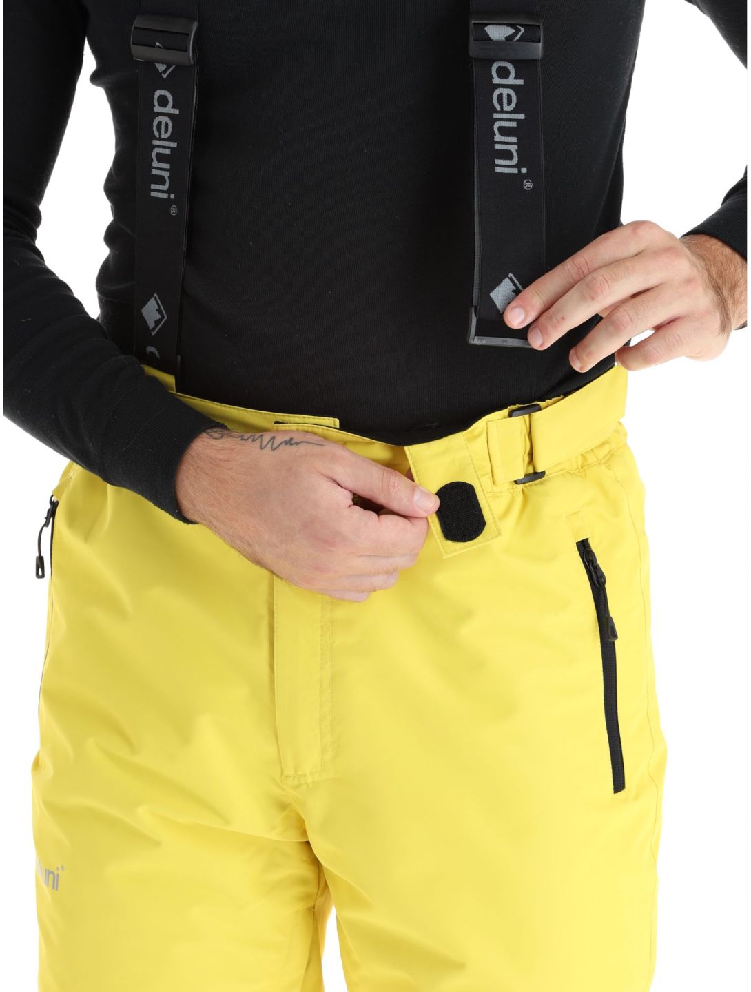 Deluni, Icerocker Pure pantalones de esquí hombres Yellow amarillo 