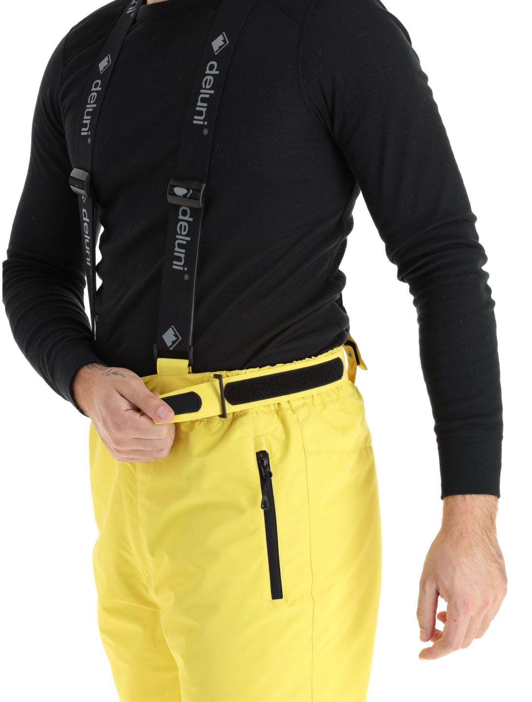 Deluni, Icerocker Pure pantalones de esquí hombres Yellow amarillo 