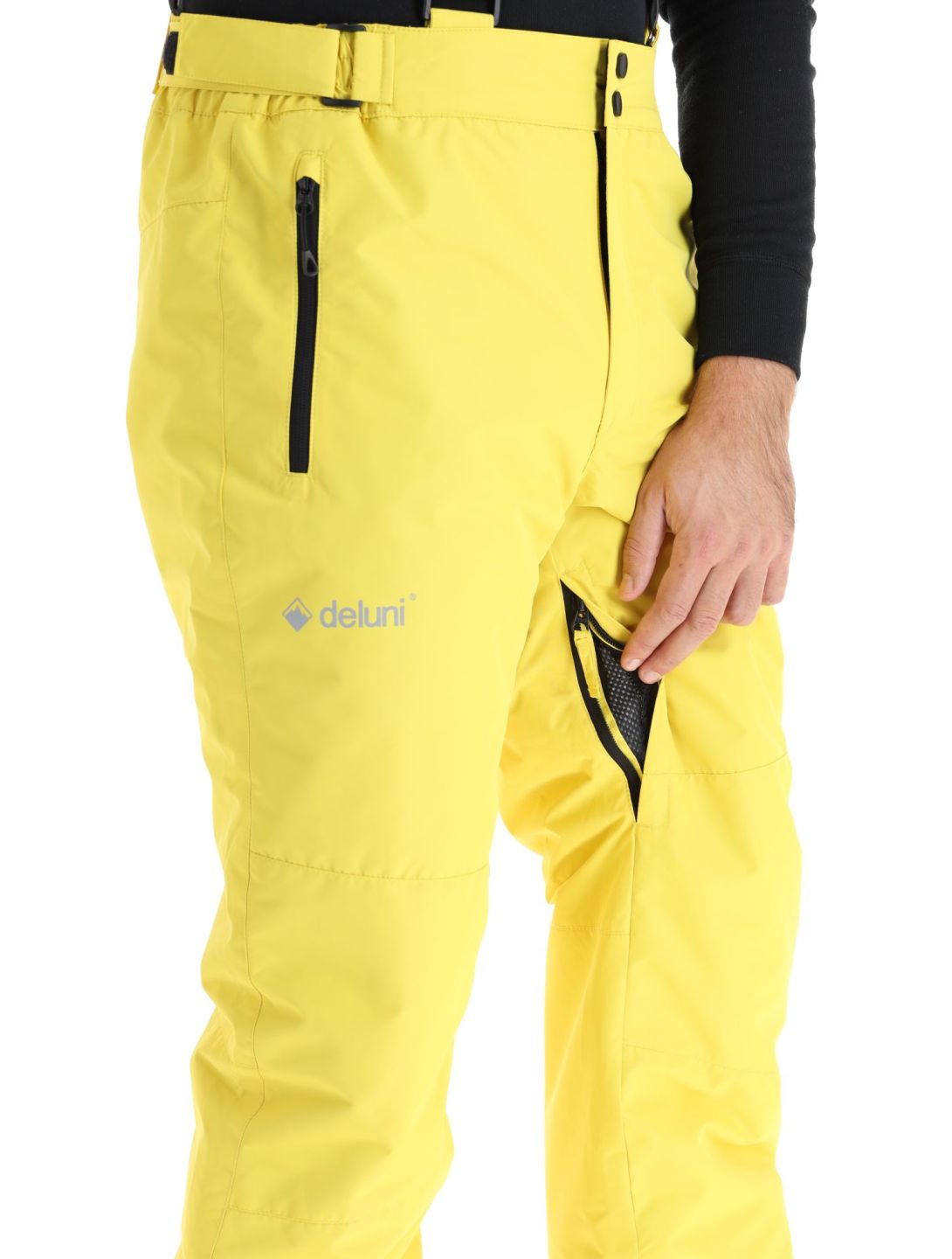 Deluni, Icerocker Pure pantalones de esquí hombres Yellow amarillo 