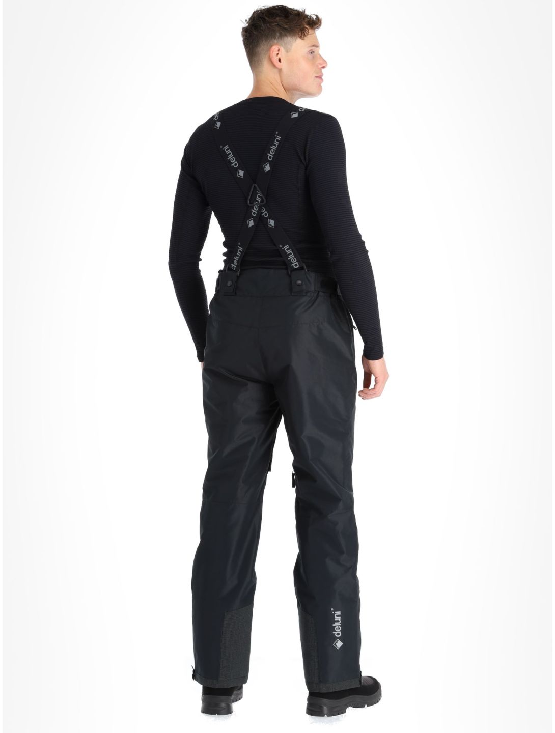 Deluni, Icerocker Pure pantalones de esquí hombres Black negro 