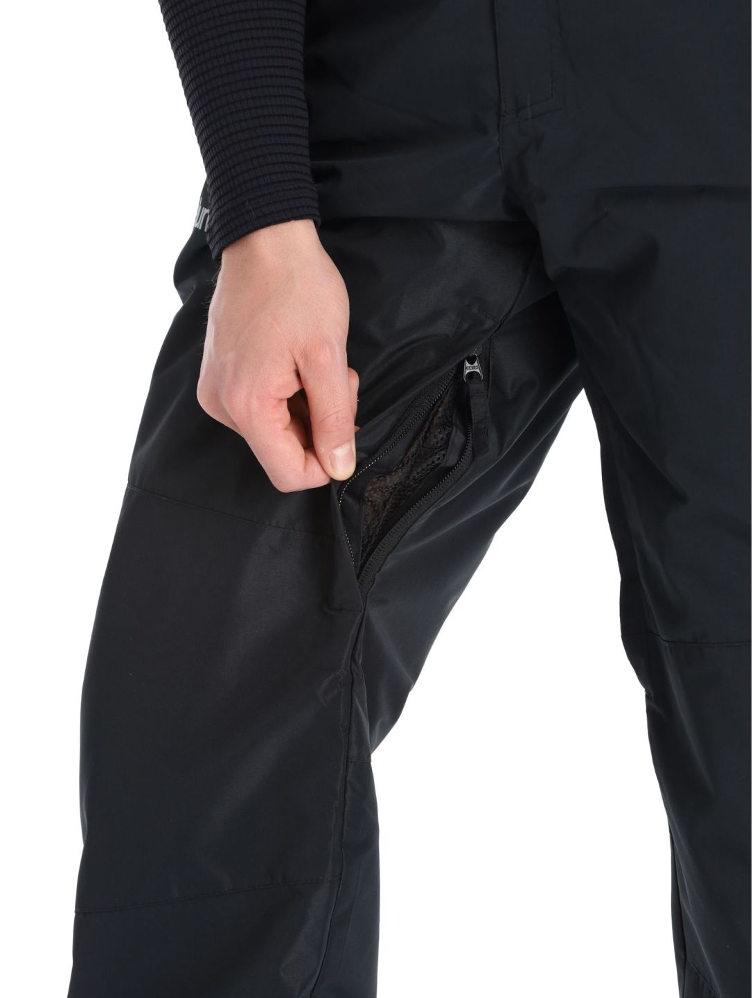 Deluni, Icerocker Pure pantalones de esquí hombres Black negro 