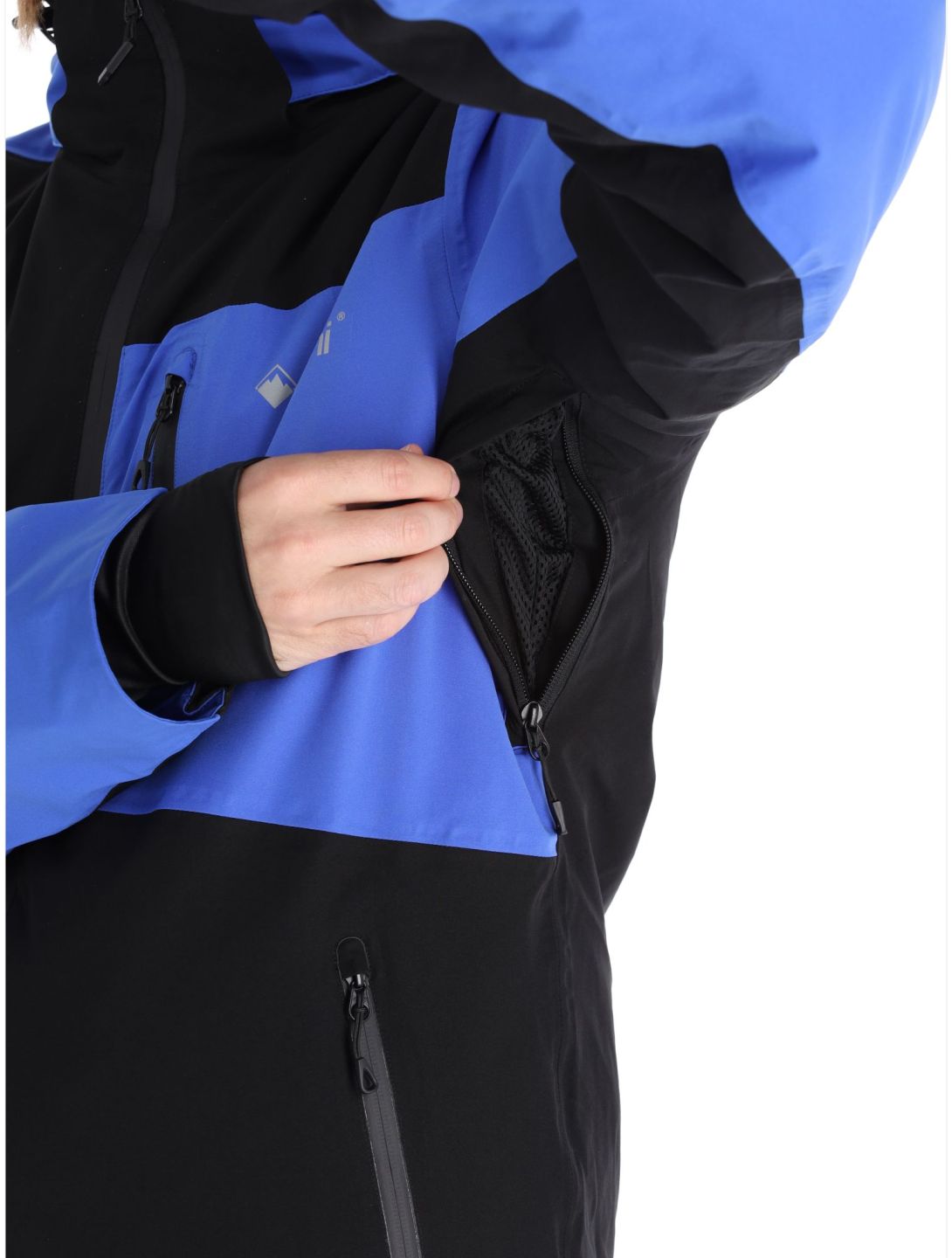 Deluni, Icerocker Plus chaqueta de esquí hombres Black / Blue azul, negro 