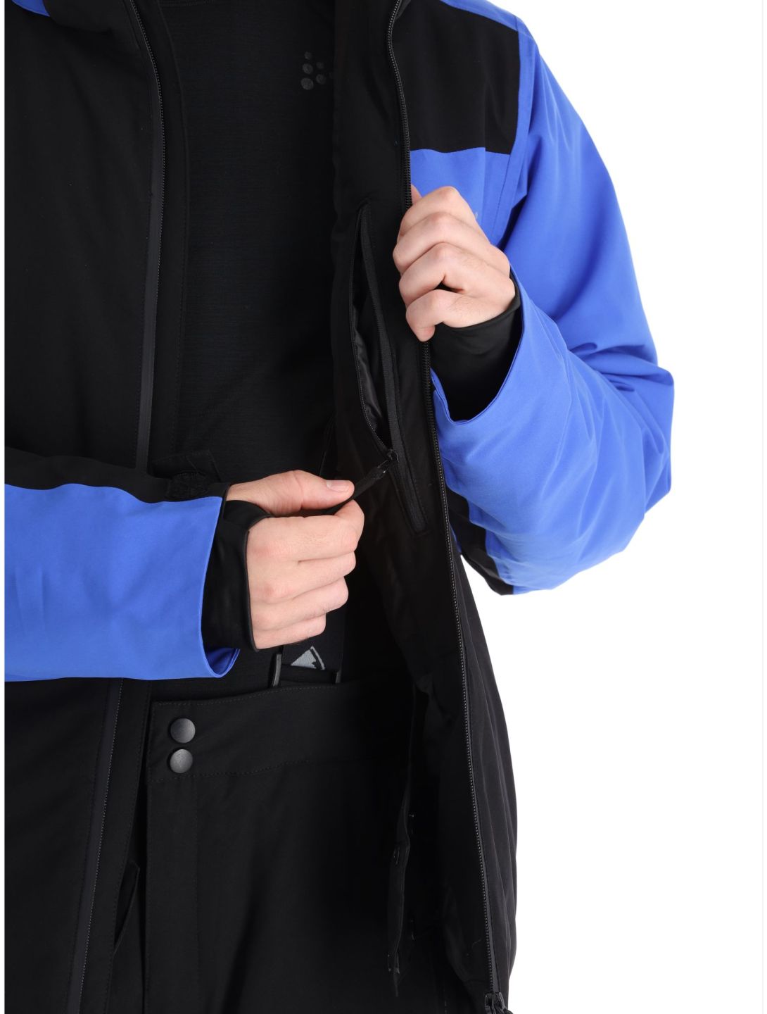 Deluni, Icerocker Plus chaqueta de esquí hombres Black / Blue azul, negro 