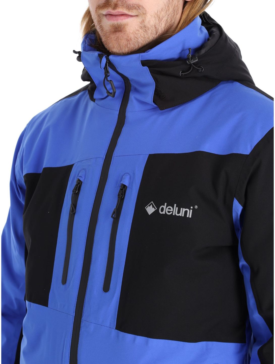 Deluni, Icerocker Pro chaqueta de esquí hombres Black / Blue azul, negro 