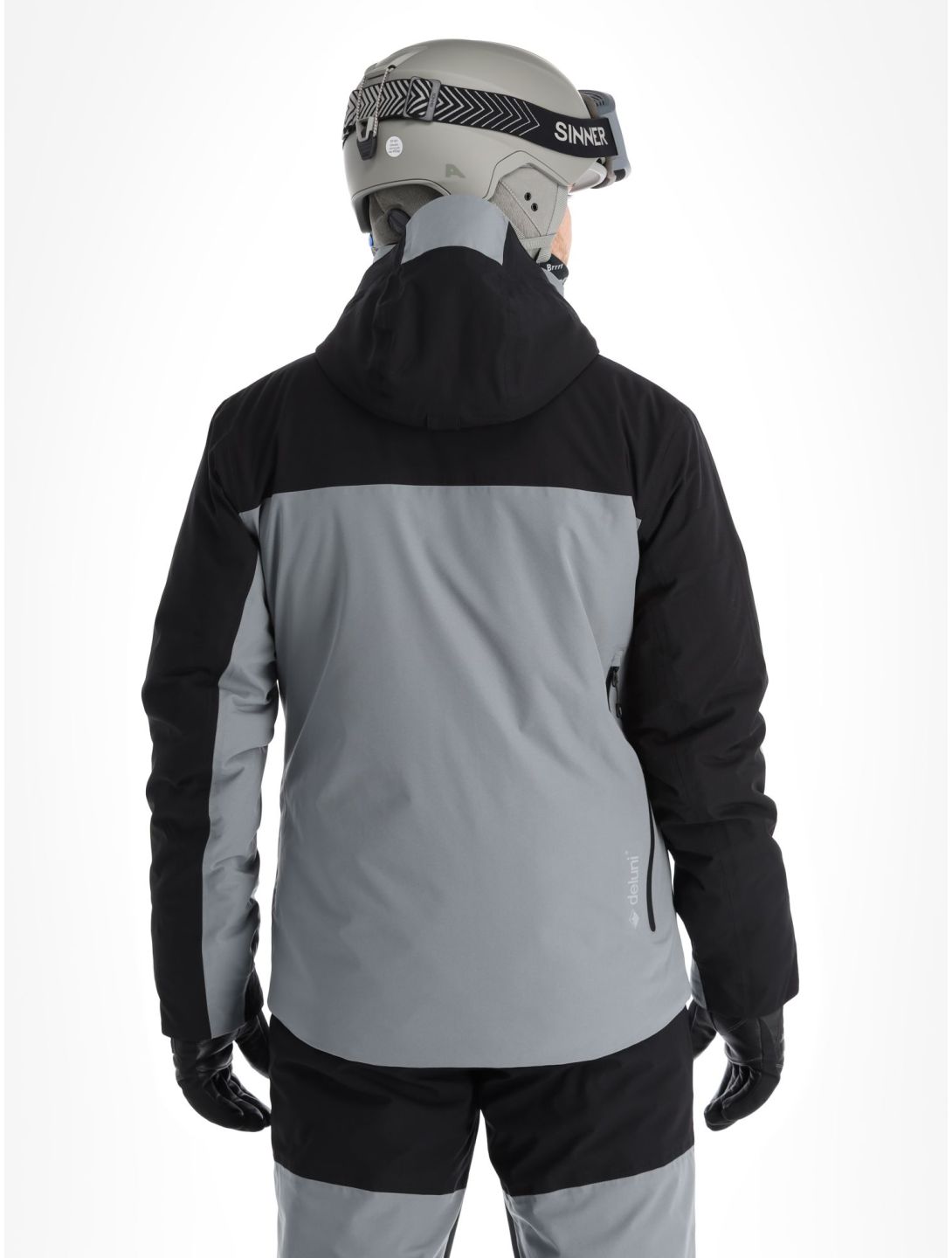 Deluni, Icerocker Pro chaqueta de esquí hombres Black / Dark Grey gris, negro 