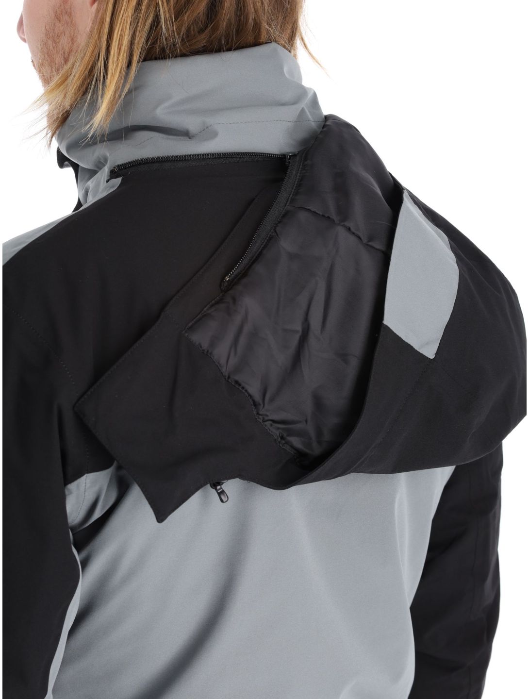 Deluni, Icerocker Pro chaqueta de esquí hombres Black / Dark Grey gris, negro 