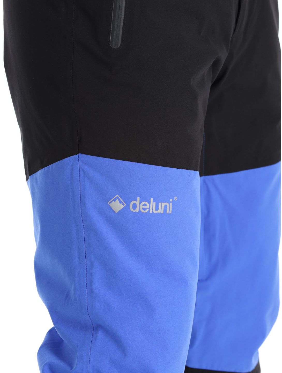 Deluni, Icerocker Pro pantalones de esquí hombres Black / Blue azul, negro 