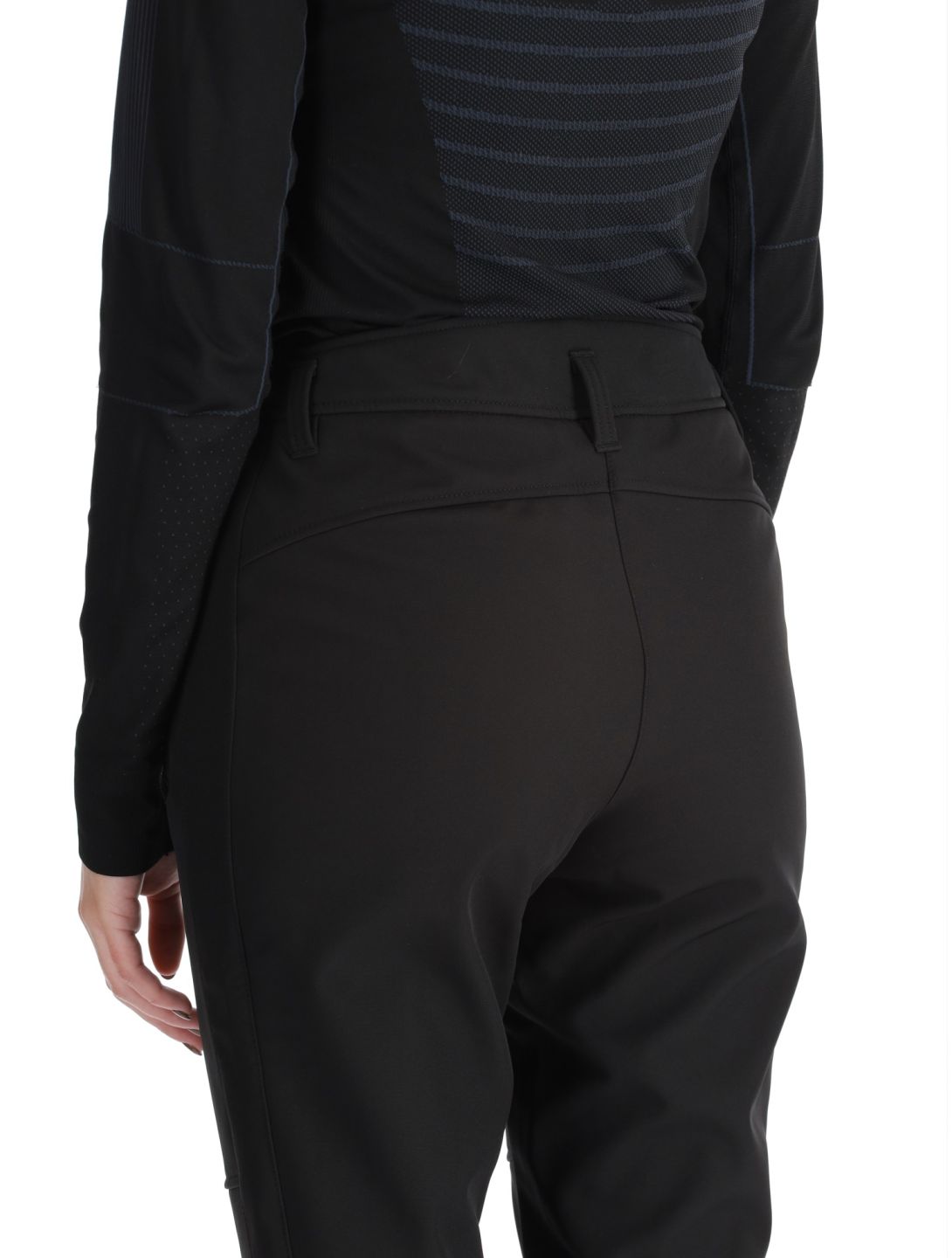 Deluni, Neva pantalones de esquí softshell mujeres Basic Black negro 