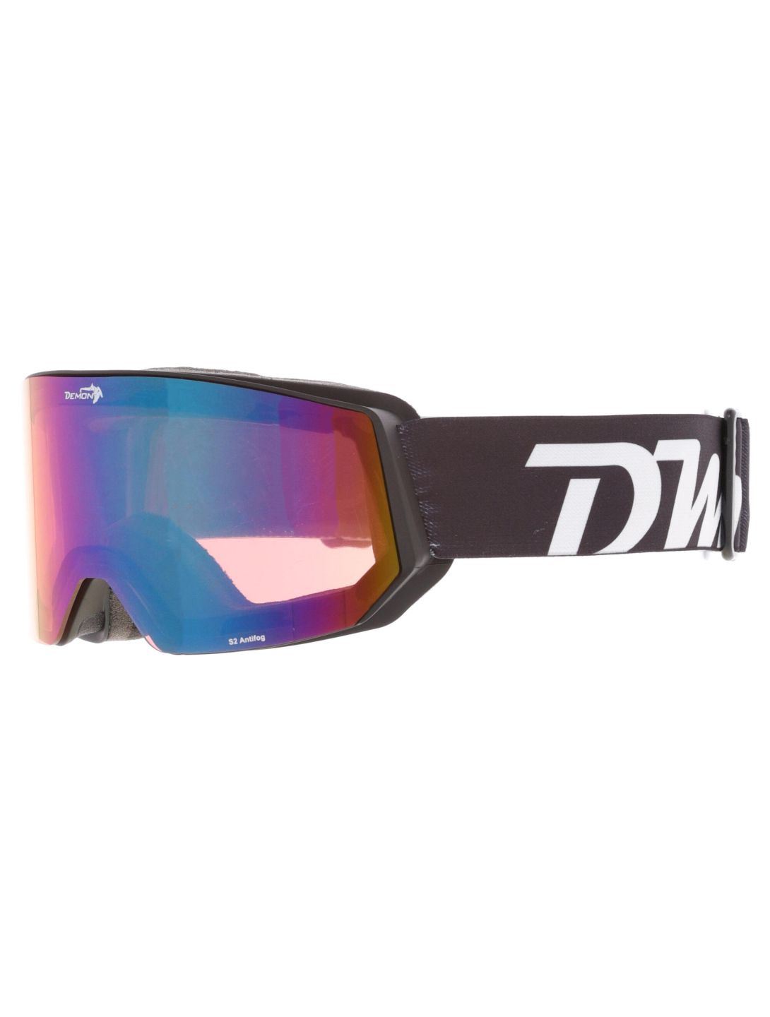 Demon, Intrepid (OTG) gafas de esquí OTG unisex Black Green - Orange Green Mirror negro 