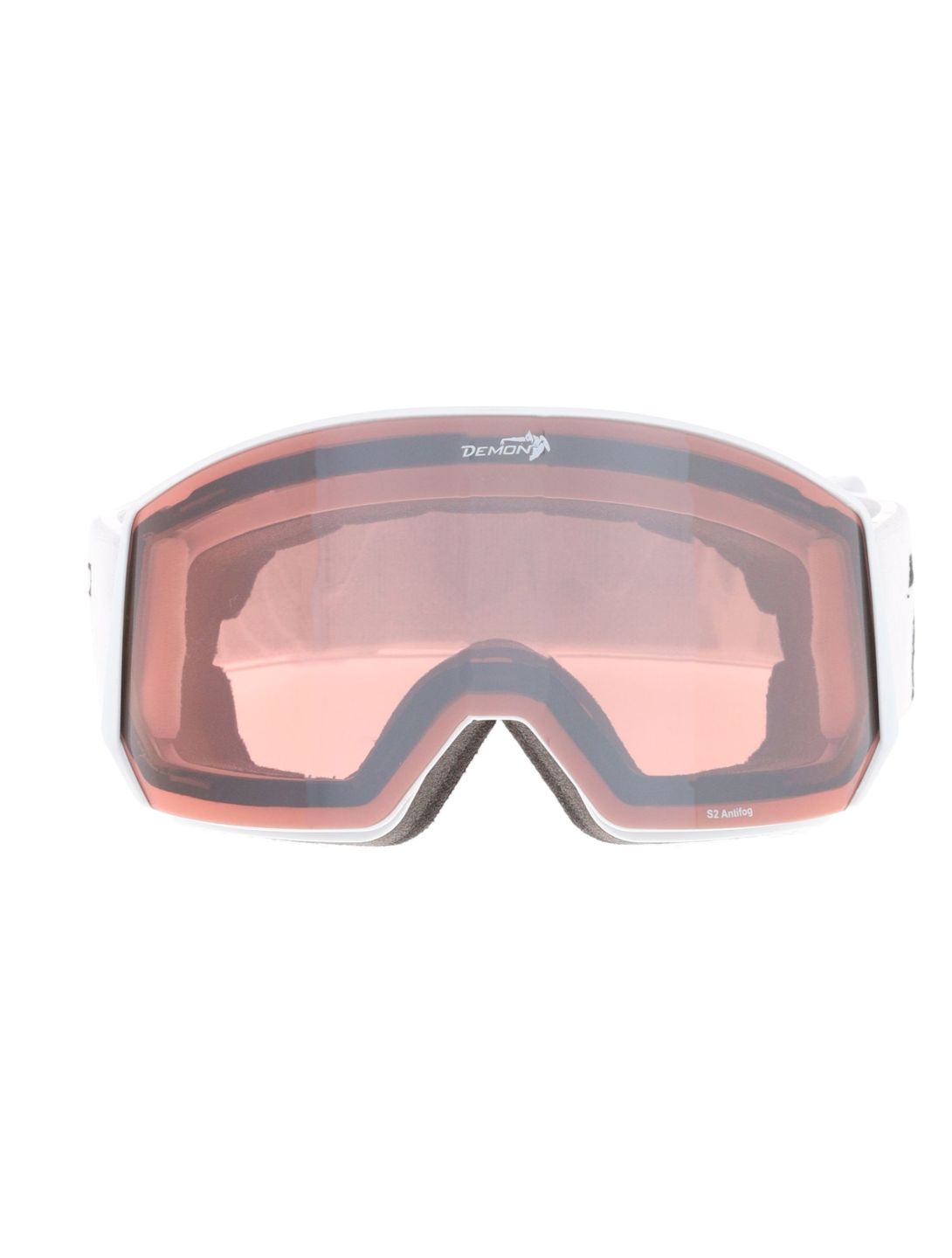 Demon, Intrepid (OTG) gafas de esquí unisex White - Orange Mirror blanco 